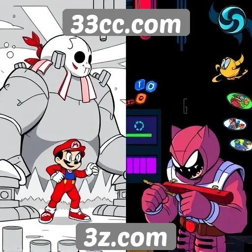 Comparativo entre jogos clássicos e novos no site