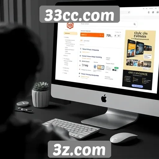 Facilidade de navegação no site 33cc.com é elogiada